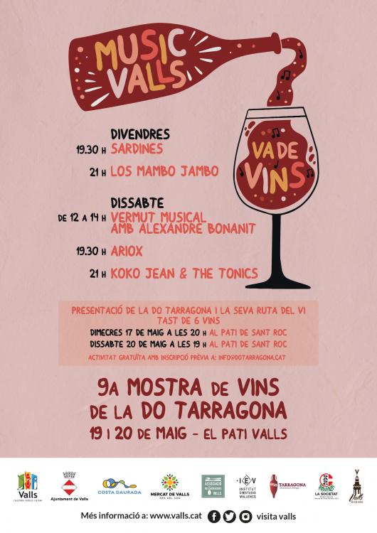 Els vins de la Societat Agrícola de Valls, a la Music Valls Va de Vins