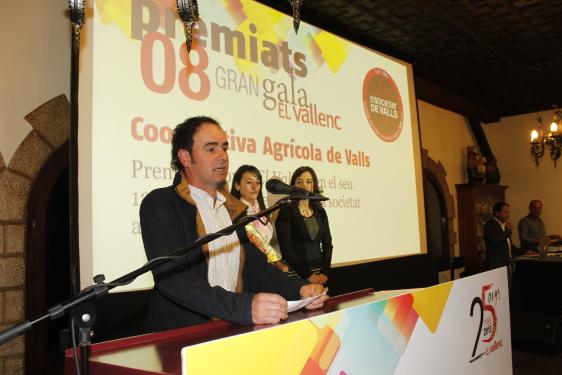 La&nbsp;Cooperativa Agr&iacute;cola de Valls recibe el Premio Nacional El Vallenc